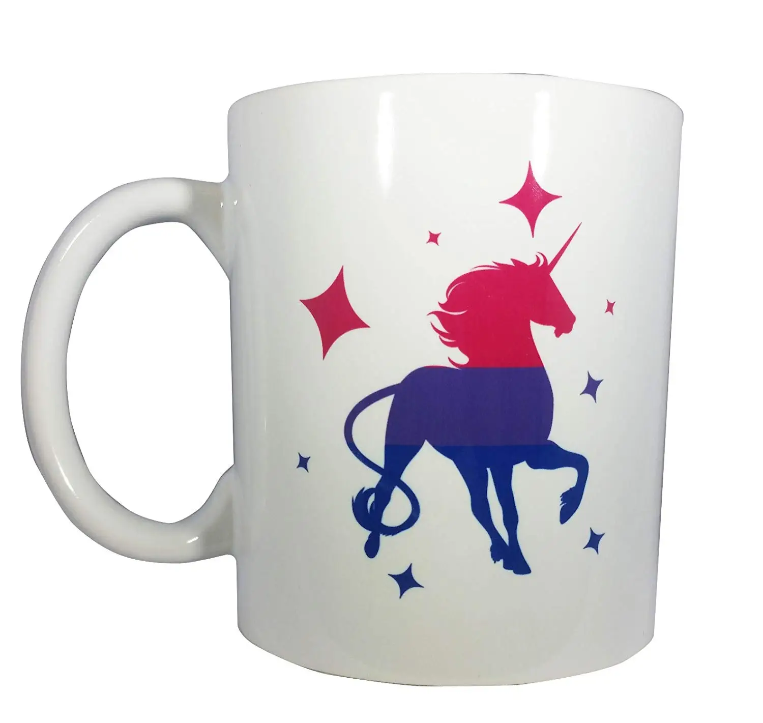 

Traditional Bisexual Unicorn LGBT Pride Coffee or Tea 11oz Mug