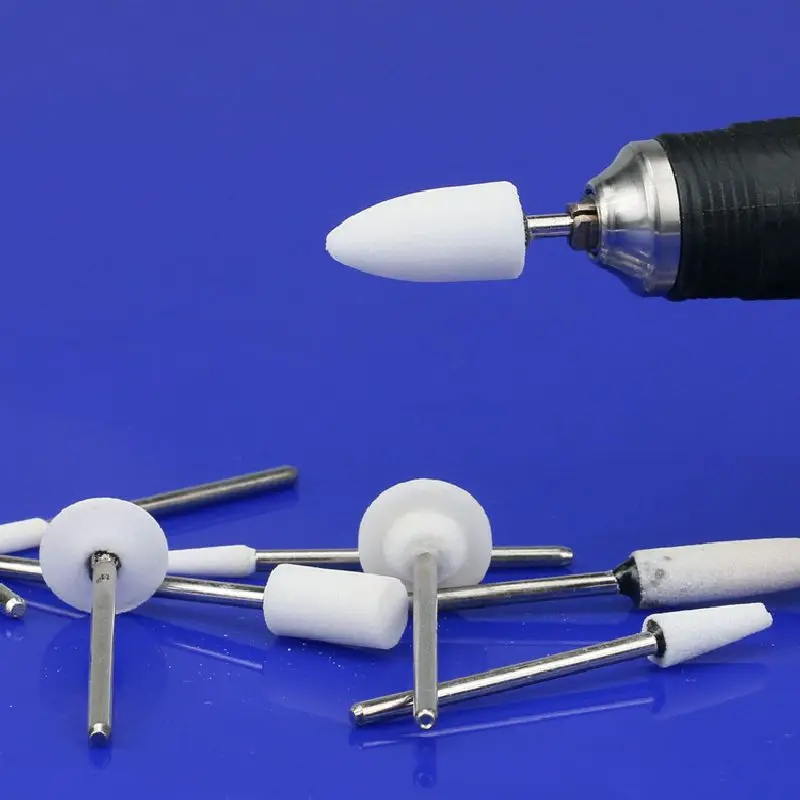 10pcs 2.35mm Jade Carving Grinding Head Mounted Stones Jade Carving