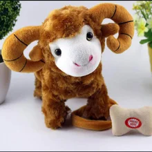 1 шт. милый пение смешно моделирования электронные животных овец куклы музыка Плюшевый Питомец игрушки развивающие анти-стресс для детей подарки A129
