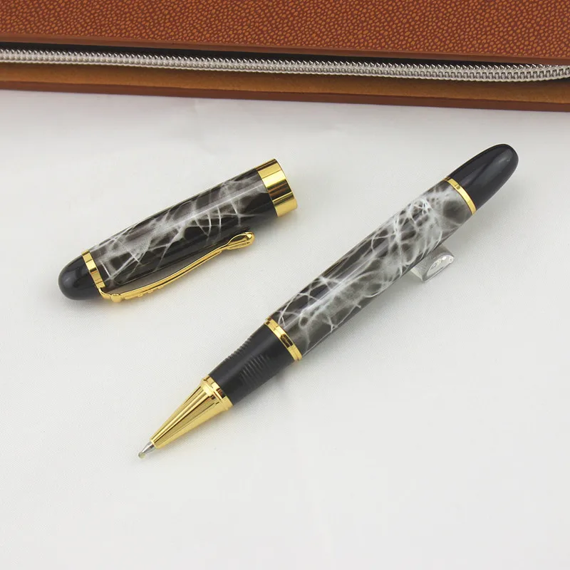 Black marble Rollerball Pen 0.5mm Refill Ballpoint Pen Free Shipping Luxury Business Signature
