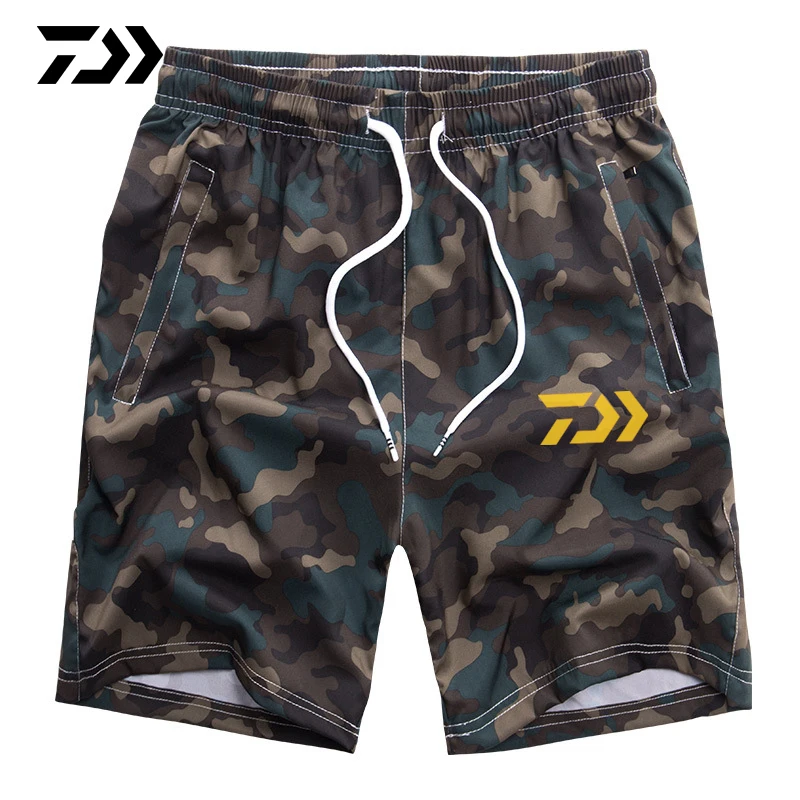 Летние рыболовные шорты Daiwa дышащая уличная одежда Пляжная свободная