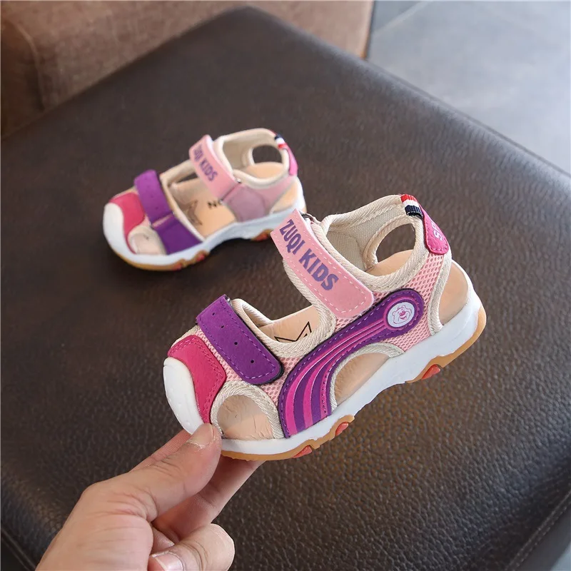 

Fashion 2019 Summer New Children's Sports Sandals Korean Girls Functional Shoes Tendon Soft Bottom Boys Sandals