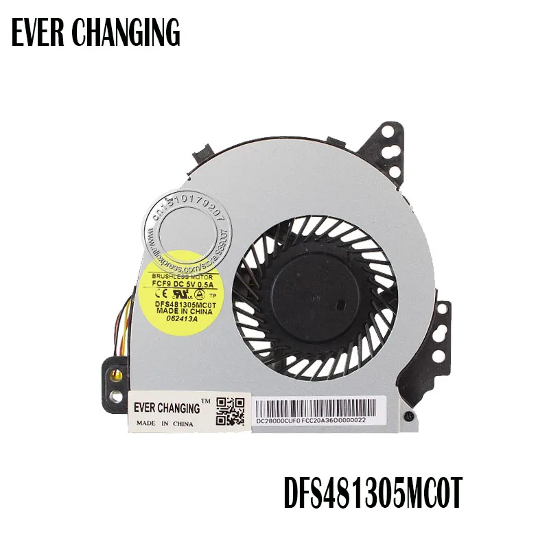 Новый вентилятор DFS481305MC0T FCF9 MF60070V1 C130 G99 DC05V 0.45A для Toshiba S40DT AT01M S40 S40D A охлаждающий