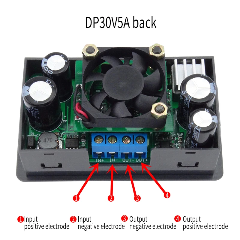  DP50V5A Digital Control DC Power Supply Adjustable Buck Module Integrated Voltmeter Ammeter Color S
