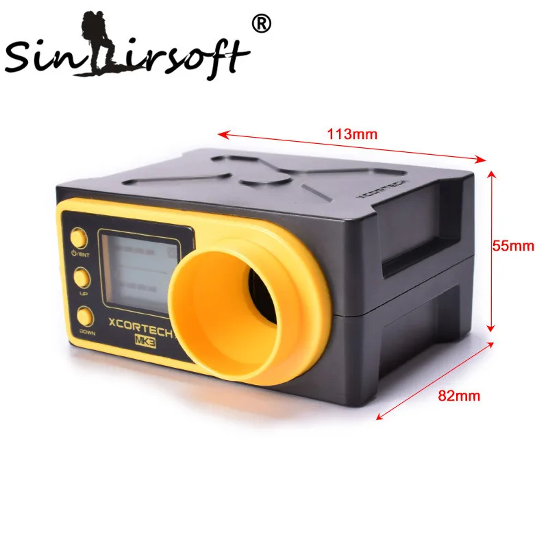 SINAIRSOFT Тактический X3200 XCORTECH MK3 мяч пуля стрельба хронограф скорость тестер