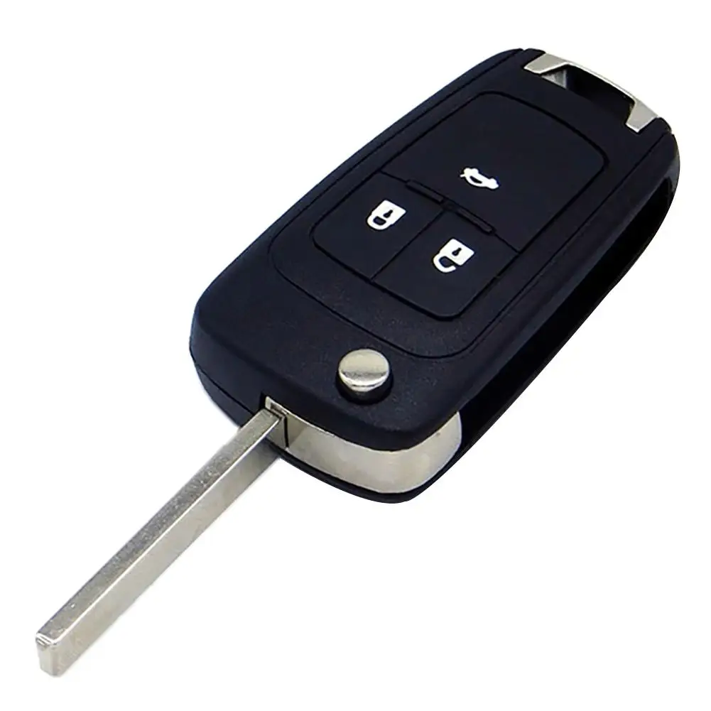 

3 Buttons Flip Folding Remote Car Key Fob Case Shell for Opel Vauxhall Corsa