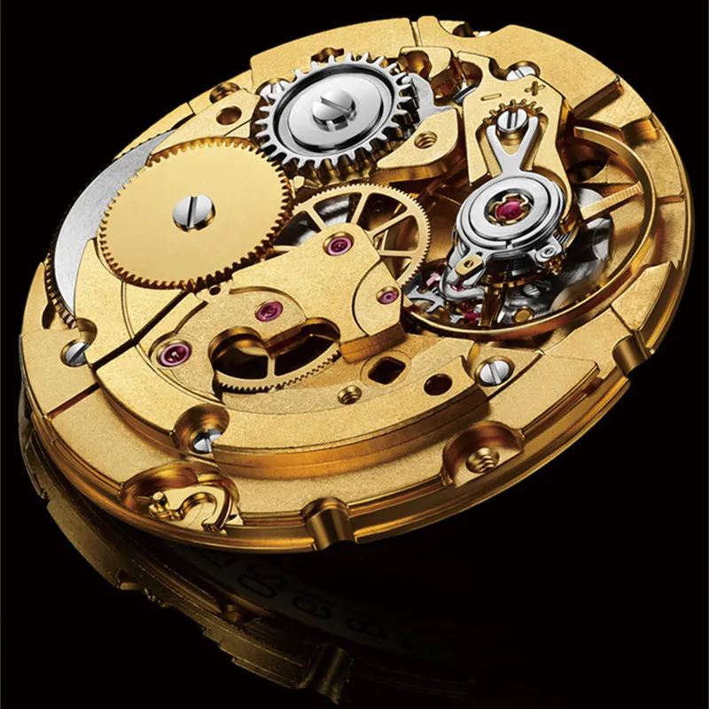 Высокое качество, Мужские автоматические часы Чайка, с автоматическим заводом, римские деловые наручные часы, 5 бар, натуральная кожа, турбийон, сапфировые часы