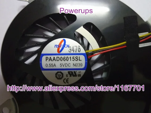 

New Original laptop/notebook CPU Cooling Fan fit For MSI GE70 2PC MS-1756 1757 1759 notebook PAAD0615SL 3pin 0.55A N039 Cooler