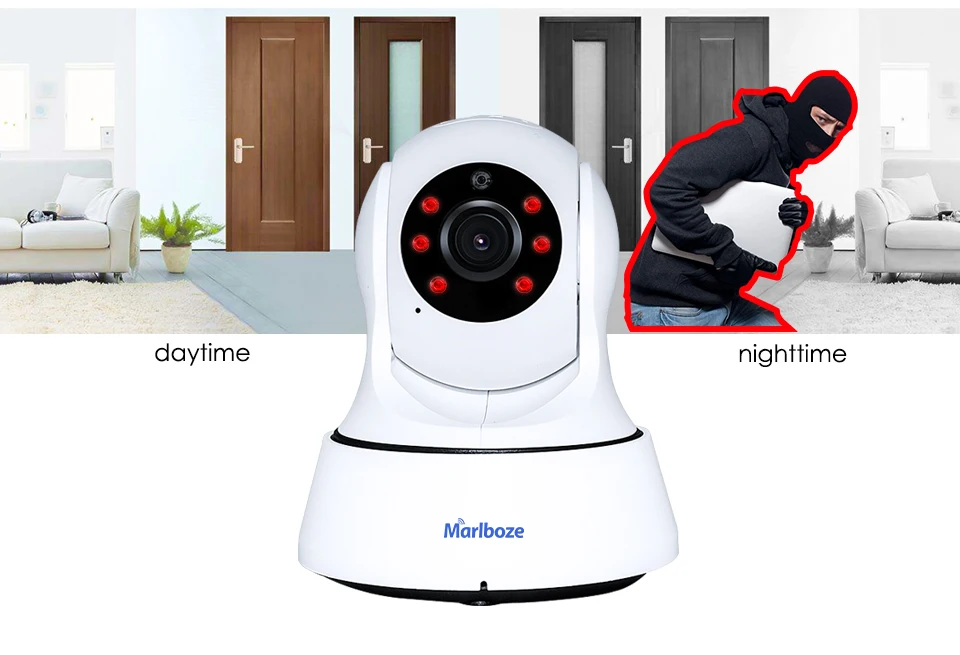 Marlboze 1080 P HD Wifi ip-камера Беспроводная CCTV домашняя камера видеонаблюдения ИК ночного видения Детский Монитор внутренняя камера