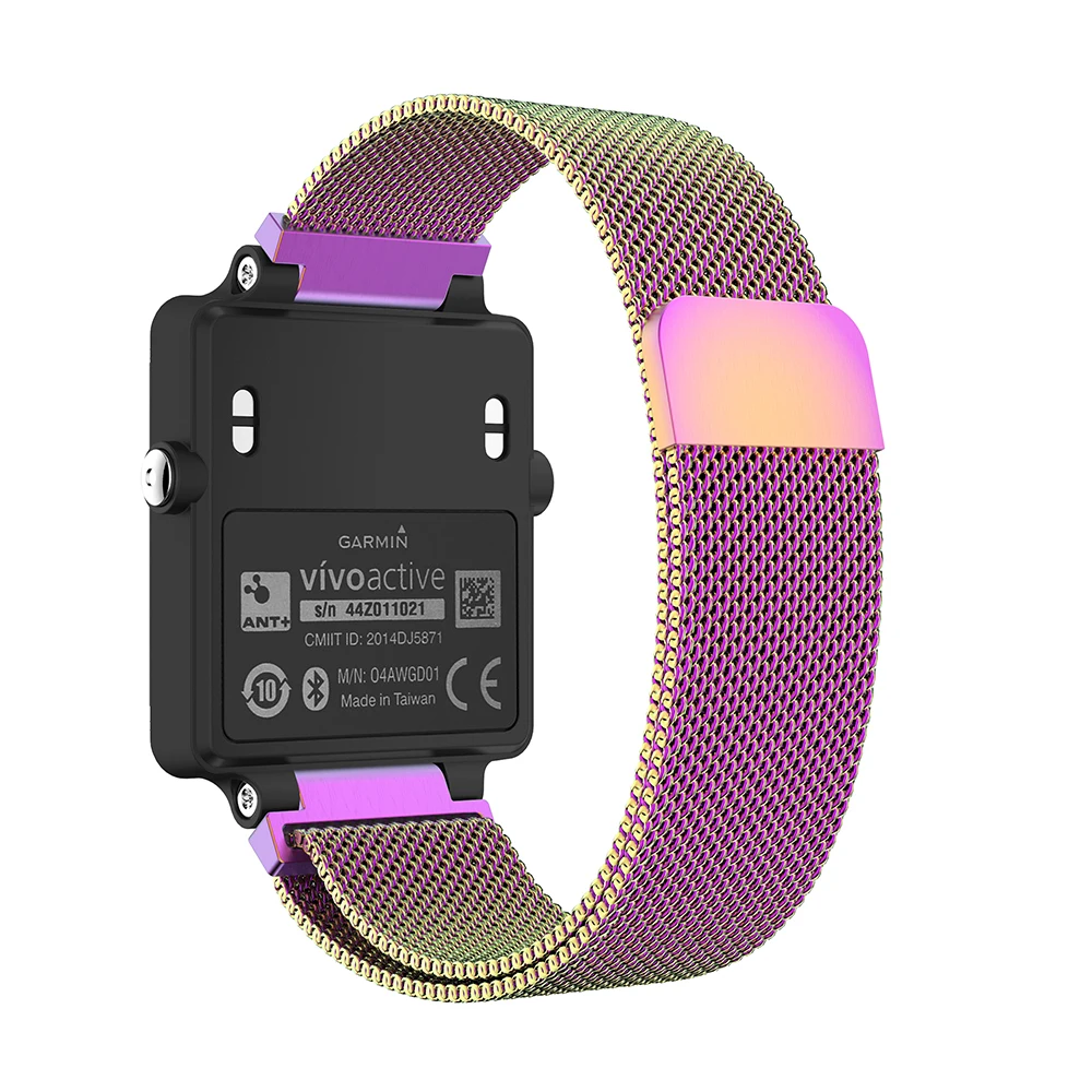 Ремешок для часов Milanese из нержавеющей стали Garmin Vivoactive Acetate|bracelet garmin|garmin braceletgarmin