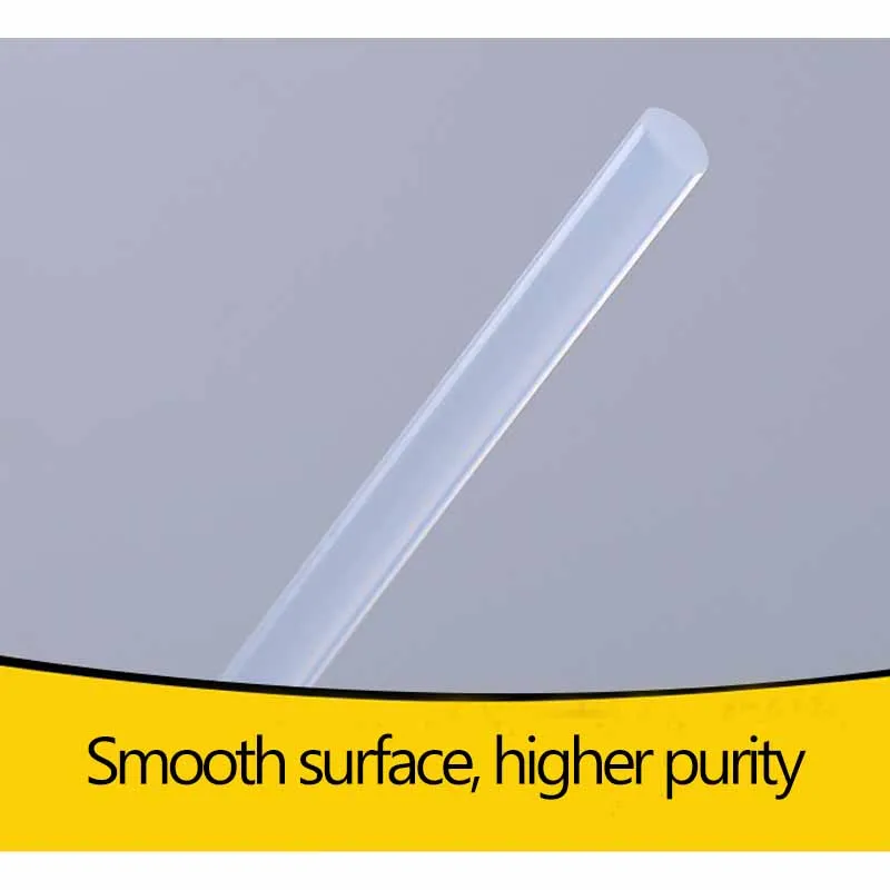 Glue gun stick 7mm x 280mm 10pcs Hot melt glue Silicone bars for crafts Home DIY Glues Tools Transparent Hot melt glue gun stick (3)