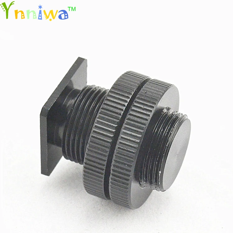 5/8 inch 1/4 inch Screw Metal shockproof clip Hot shoe Adapter for