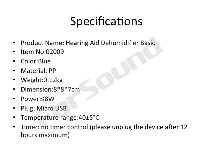 Electronic dry case basic