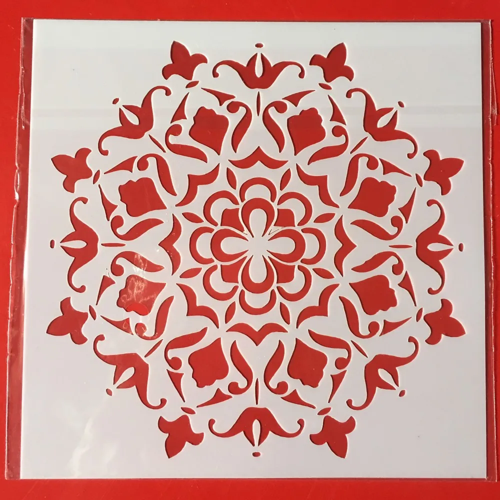 

15cm 5.9" Flower DIY Layering Stencils Wall Painting Scrapbook Coloring Embossing Album Decorative Paper Card Template