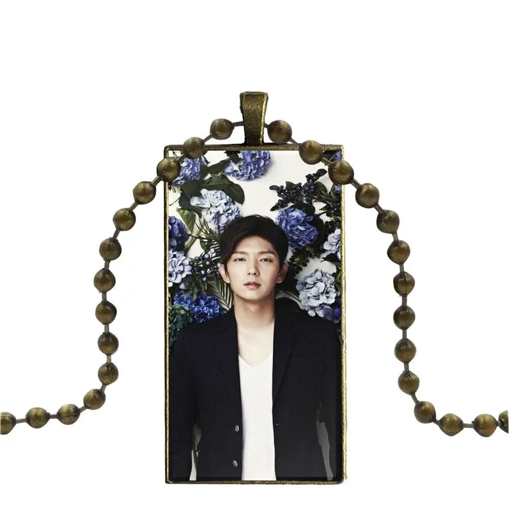 Женское колье с подвеской Lee Joon Gi прямоугольные ожерелья ювелирные