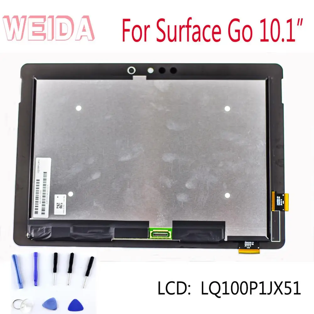 

WEIDA LCD Replacment For Microsoft Surface GO 10.1 LCD Display Touch Screen Assembly Surface Go LQ100P1JX51