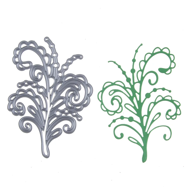 hemere 69 98mm swirl botanical metal cutting dies stencil frame