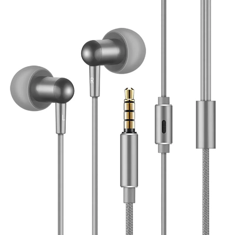 

Y2 Stereo Earphone in-Ear Compound Diaphragm Dynamic Graphene Earbuds Hifi Phone Player Headset w/ Microphone Sleeping Earphones