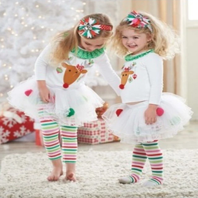 Trajes de Año nuevo para niños alces de la ropa de las
