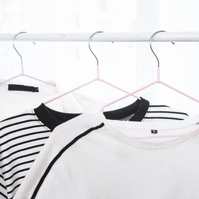 10 قطعة/الوحدة شماعات ملابس الأطفال الكبار غير زلة المعادن قميص بنطلون هوك الشماعات معطف حامل ملابس إكسسوارات خزانة الملابس
