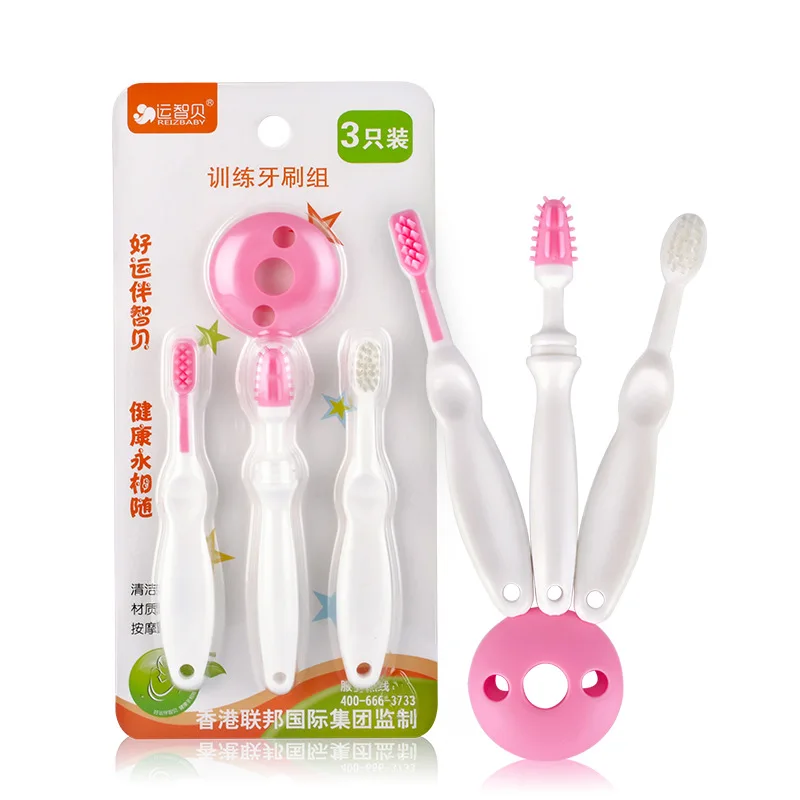3pcs/set quality safety soft kids teething children toothbrush baby child tooth brush toothbrushes silicone teether newborn 3pcs/set quality safety soft kids teething children toothbrush baby child tooth brush toothbrushes silicone teether newborn