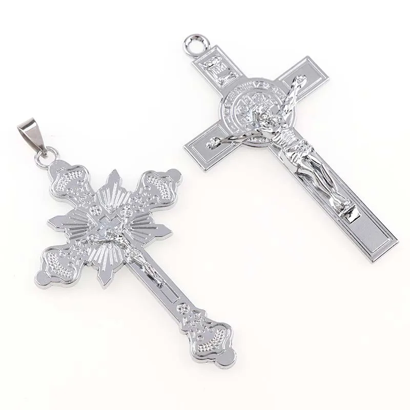 Имитирующие подвески из нержавеющей стали подвесы для крещения|crucifix jesus|stainless steel
