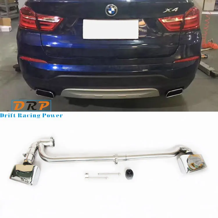 

Good Selling muffler tail Stainless Steel Modified Car rear Exhaust Muffler pipe tail throat with square mouth for BMW X3 X4