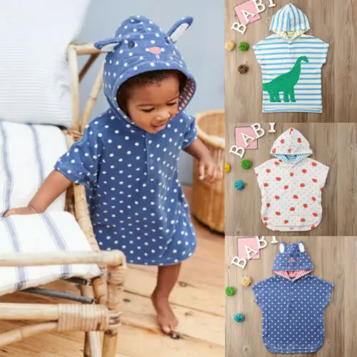 hooded bath poncho