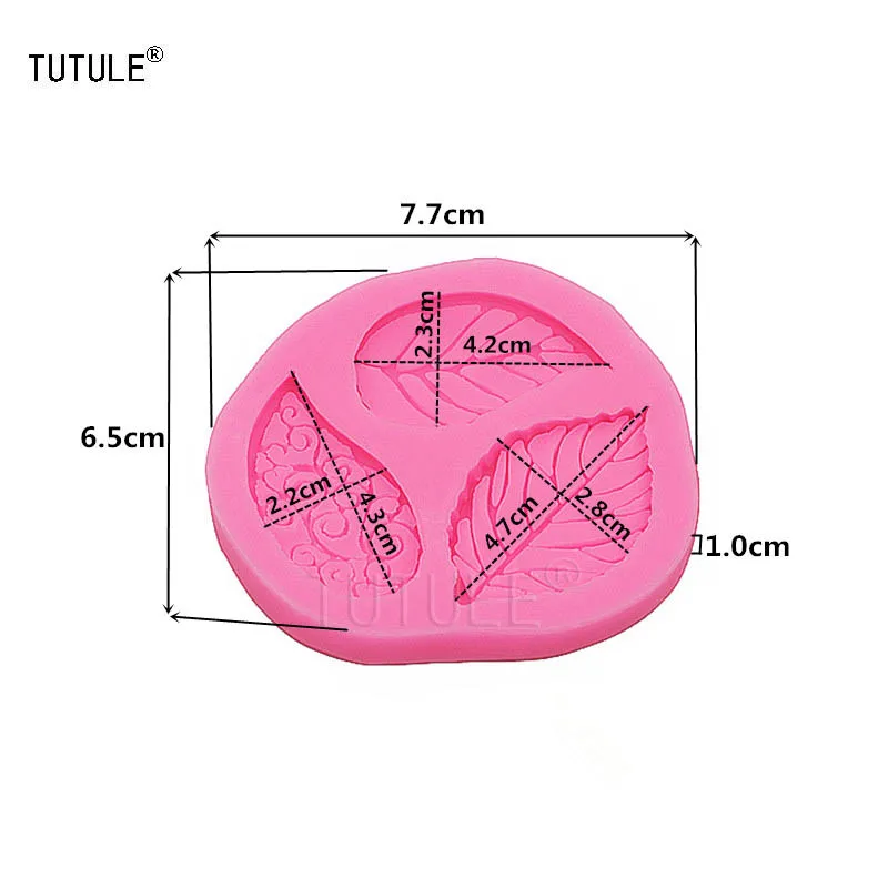 Гаджеты-форма для полимерной глины для листьев-кленовый лист Гибкая форма-пищевая безопасная силиконовая форма для шоколада, печенья, кухни