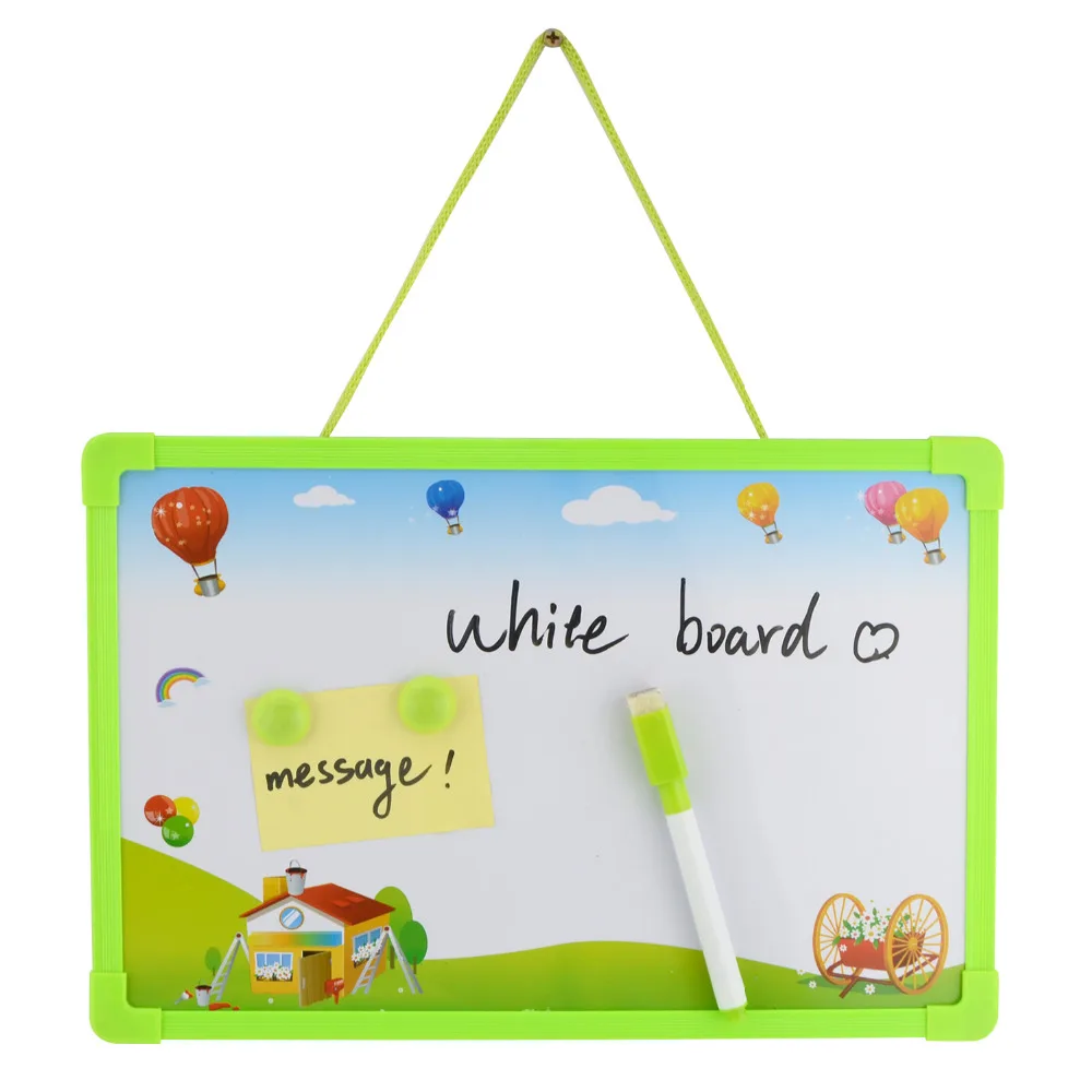 

Dry Erase Magnetic Whiteboard/Message board/Memo Pad/Dialog Box Magnet/Magnetic whiteboard(1Pen+2 Magnets+1Board)
