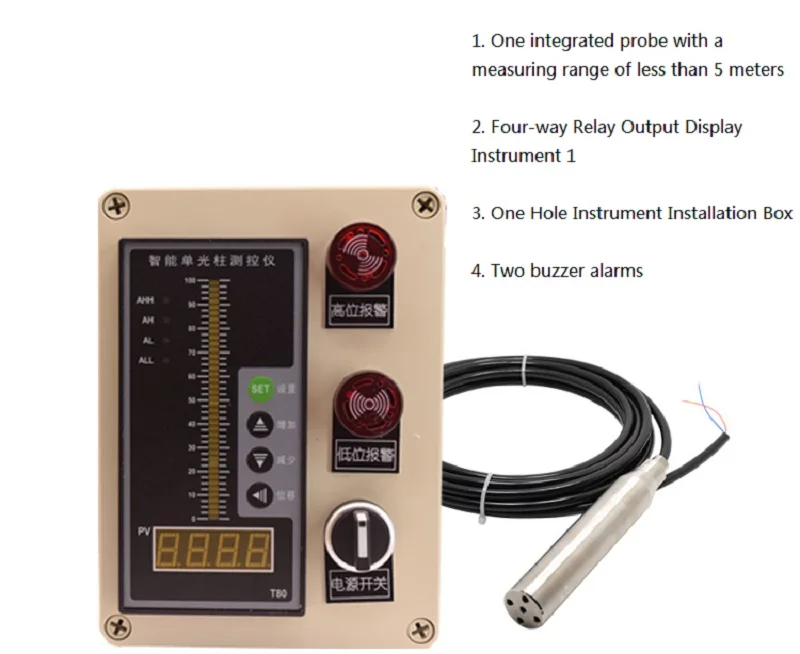 

Fire Water Tank Level Meter Pool Water Level Controller Liquid bit Transmitter 4~20mA