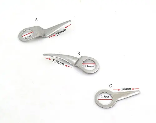 Аксессуары воздушного отрезной Ножи пневматическое устройство для снятия лобового стекла комплект W/В комплект входят 3 лезвия лобового стекла автомобиля упаковочный резак из силикагель в автомобильные двери, окна плитка - Цвет: 3pcs blades