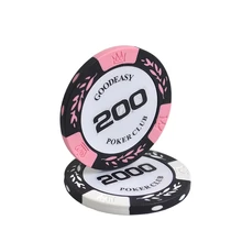 Высокое качество Фишки для покера 14 г глины/железо/ABS фишки казино Texas hold'em покер Пшеница Crowne Фишки для покера