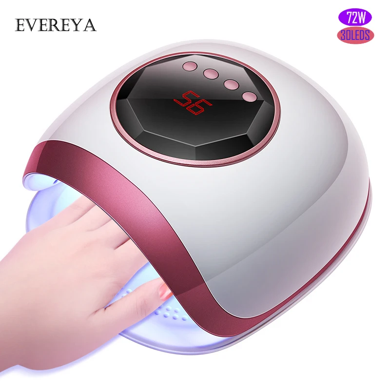 

SunX 108W/72W Dual UV LED Nail Lamp Dryer 33 LEDs Nail dryer for All Gels 30s/60s button All for manicure Nail Lamp For Nails