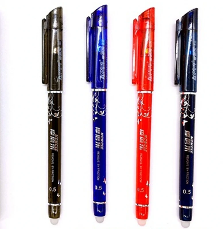 12pcs/Lot Cute Wholesale! Special Erasable Pen Blue Black Ink Magic