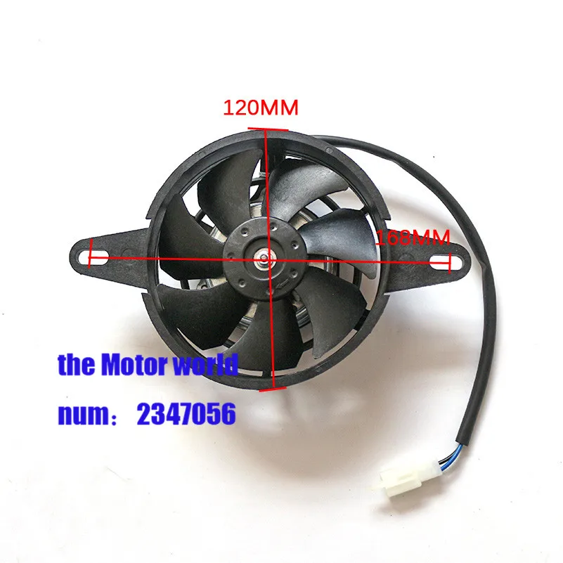 6/"Inch Thermo Radiator Cooling Fan 12V 125cc 200cc Mini Bike ATV Go Kart Trail