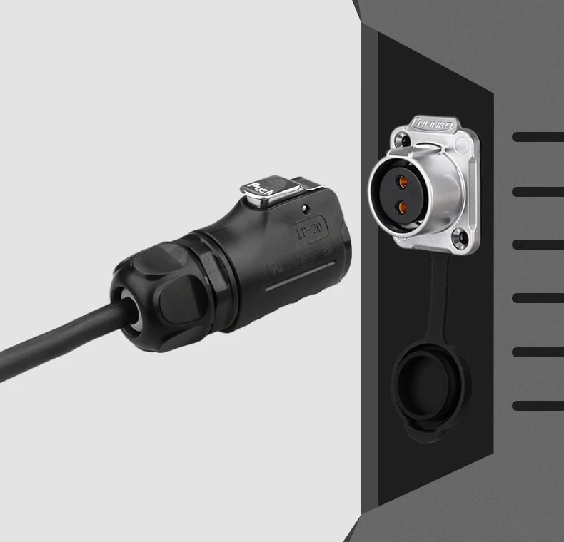 Cnlinko IP67 быстрое подключение Электрический 2 контактный водонепроницаемый