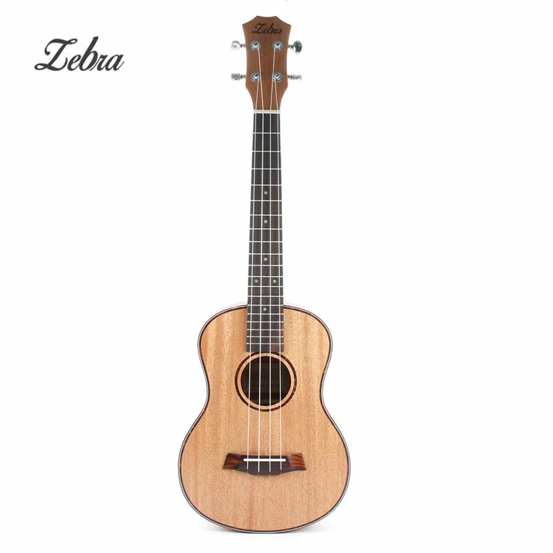 

Zebra 23" 26" 4 Strings Mahogany Concert Guitar Rosewood Fretboard Bridge Ukulele Hawaiian For Beginners Stringed Instruments