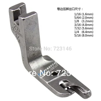 

2015 New Arrival 7/32(5.6mm) Presser Foot Feet Sewing Machine Accessories for Industrial Flat Car Single-needle Parts 3/16 4.8mm