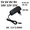 Precio Especial Adaptador de fuente de alimentación Universal, adaptador de cargador para UE y EE. UU. Para tiras de luz LED, AC 110-240V DC 5V 6V 8V 9V 10V 12V 15V 0.5A 1A 2A 3A 16WZMQq8