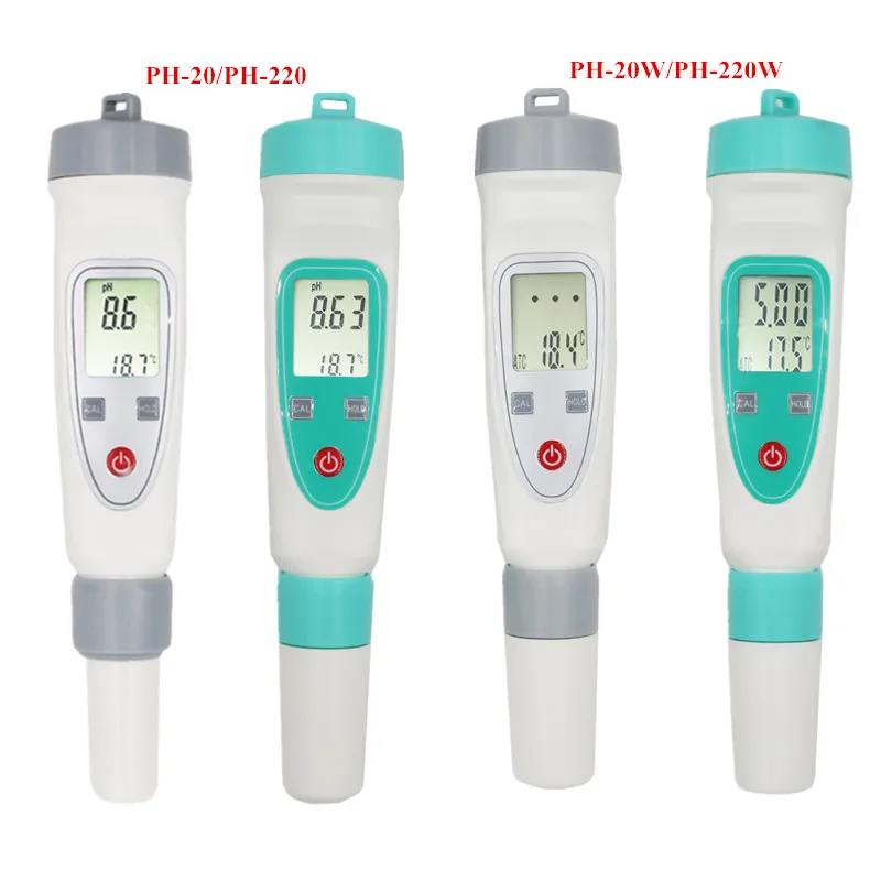 Портативный ЖК-цифровой рН-метр ручка тестер точность 0,1/0,01 аквариум бассейн воды тестер Встроенный/внешний подключения электрода 40
