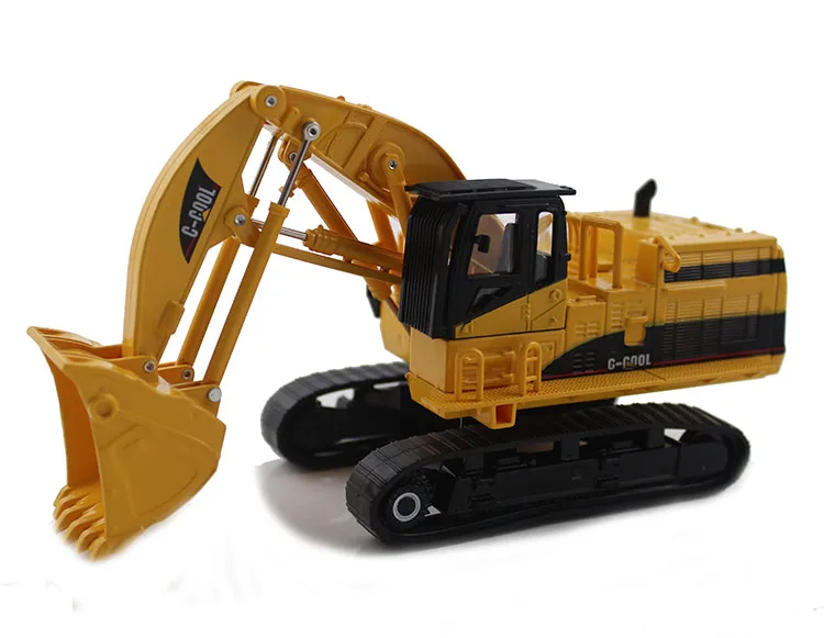 1:64 C-Cool Excavetor Tractor Soil Compactor Diecast Model Engineering Vehicle - Цвет: Tracks 80021