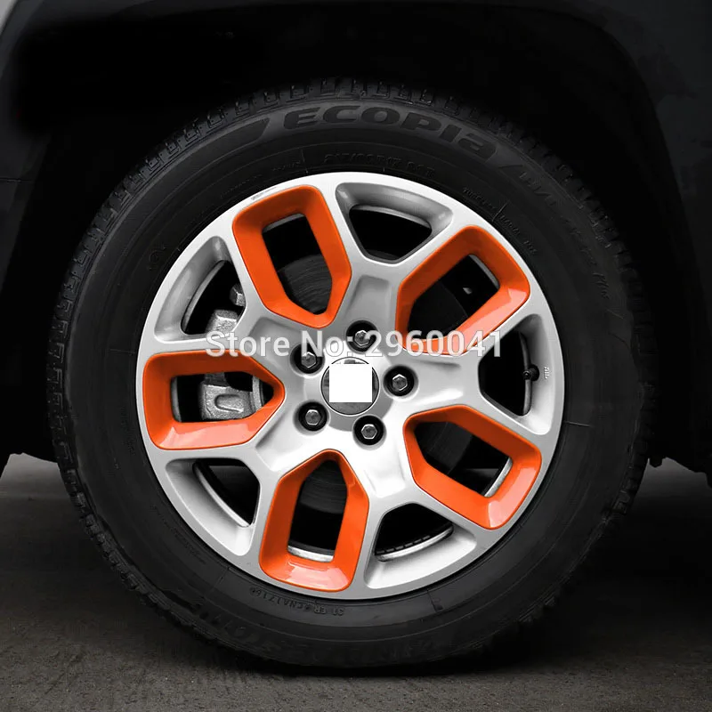 20 шт. для Jeep Renegade 15 16 колеса наклейки втулки автомобильные Крышка Ступицы обода