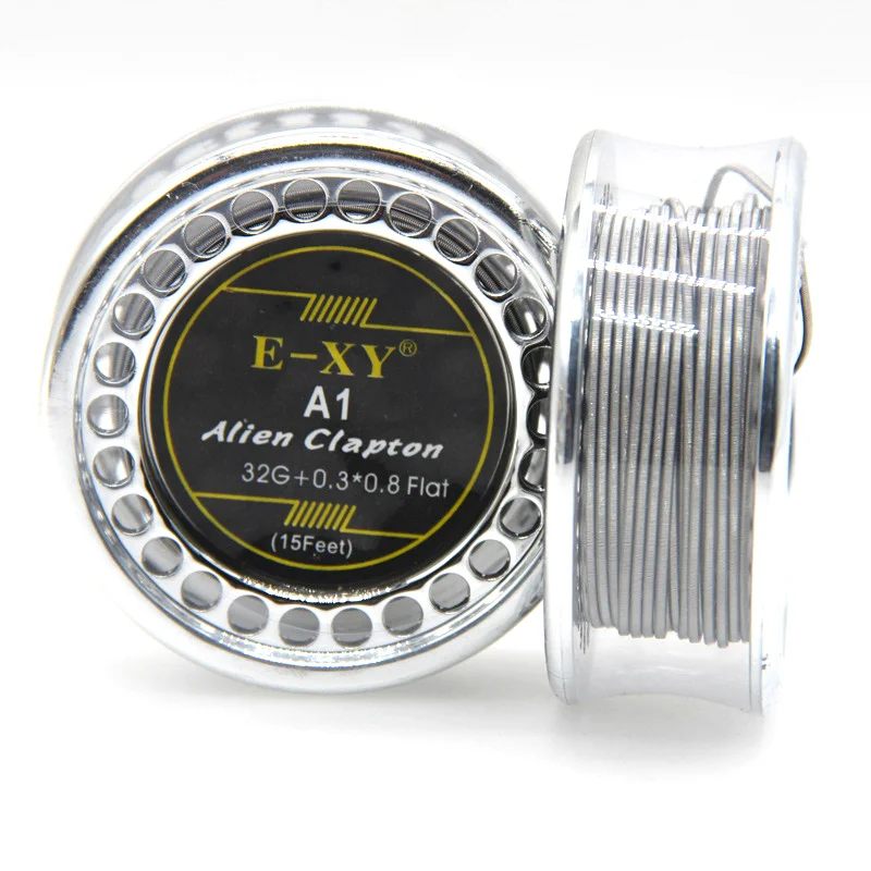 

E-XY 5m/roll Flat Alien Clapton Wire for RDA RBA Rebuildable Atomizer Heating Wires Coil Tool Alien Clapton Heating Wire