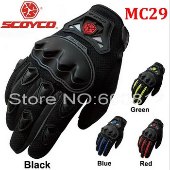 

2019 New SCOYCO MC29 motorcycle riding gloves moto racing full finger glove breathable drop resistance 4 kinds of color M L XL