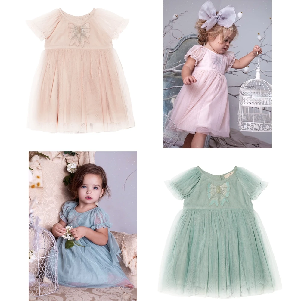 Летняя одежда для маленьких мальчиков Одежда для маленьких девочек Детские платья элегантная одежда для девочек Одежда для маленьких девочек платья-пачки для девочек