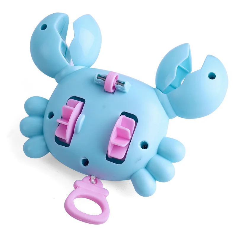 1 шт., детская игрушка для душа, милая пластиковая игрушка для купания в форме краба, детский подарок, вода и земля, универсальный