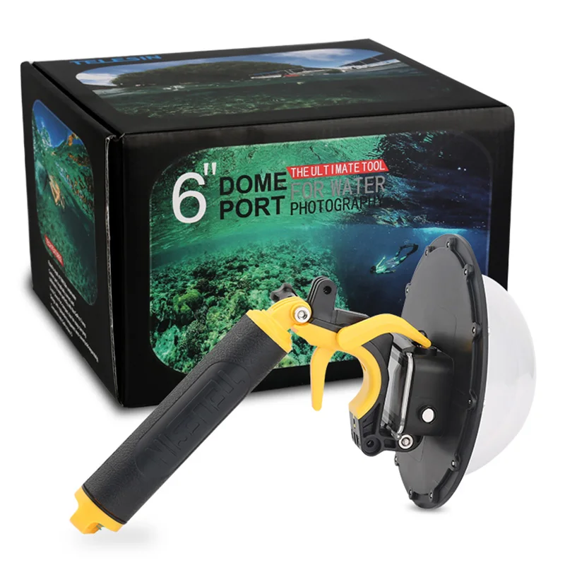 

Diving Dome with Waterproof Casing Underwater Photography Parts for GoPro Hero 7/6/5 GDeals
