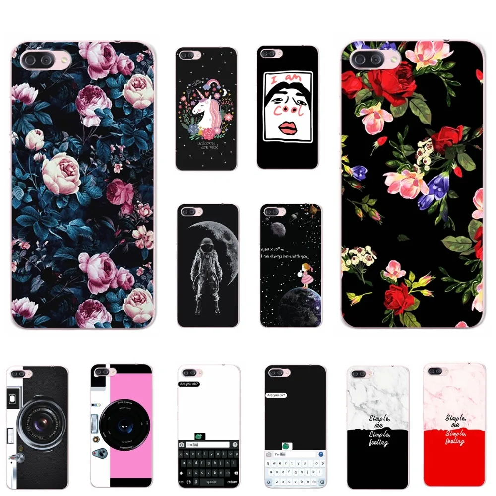 

Lovers Chic Vintage flowers Phone Case For ASUS ZenFone 4 Max ZC554KL Back Cover Soft TPU For ASUS Zenfone 4 Max Case ZC554KL