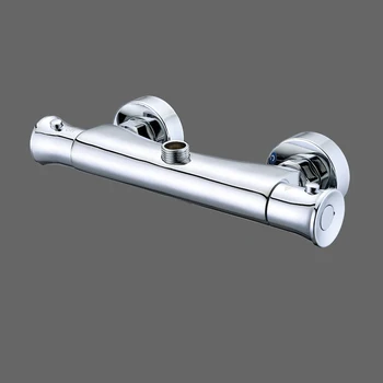 Thermostatic Bath ฝักบัววาล์วด้านล่างก๊อกน้ำติดผนังห้องน้ำร้อนและเย็นทองเหลืองผสมอ่างอาบน้ำแตะ Tap 1